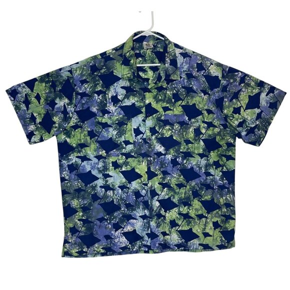 Rum Reggae Cabana Shirt "Eagles On High" Short Sleeve Pockets Size 4XL - Picture 1 of 14